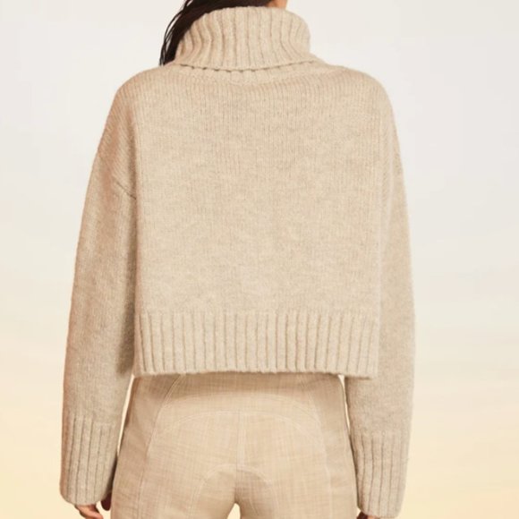 Cult Gaia Cori Cropped Turtleneck Sweater - Picture 6 of 6